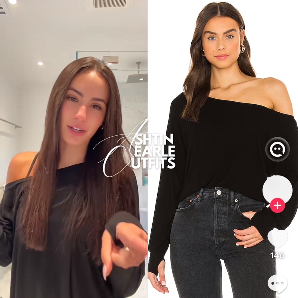 Michael Lauren Kristopher Off-Shoulder Top